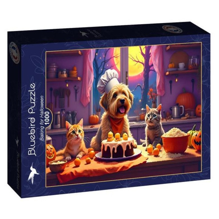 Пъзел Bluebird от 1000 части - Печене за Хелоуин (91062)