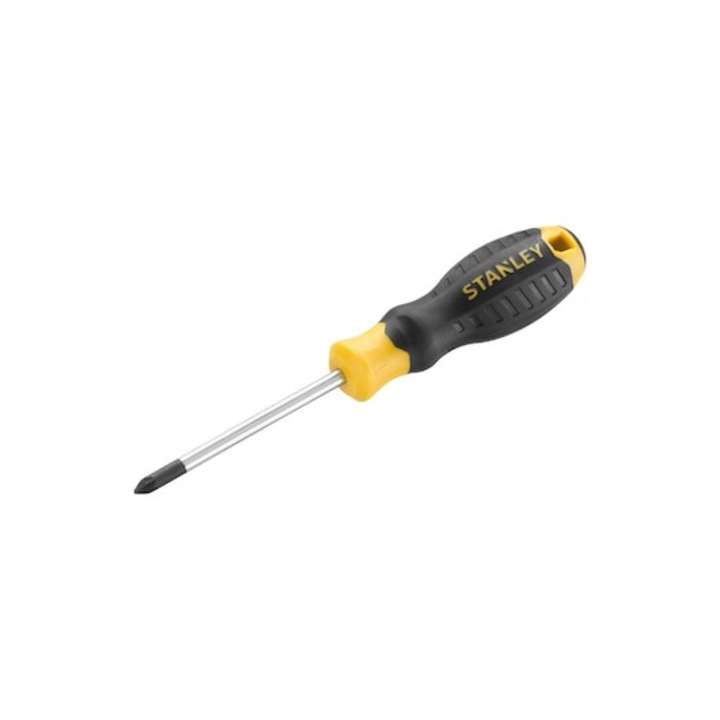 Отвертка STANLEY CUSHION GRIP PZ1 Pozidrive, 75 мм