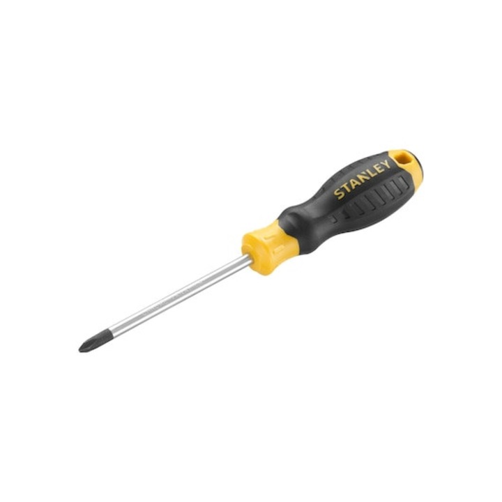 Отвертка STANLEY CUSHION GRIP, PH2 X 100 мм Phillips