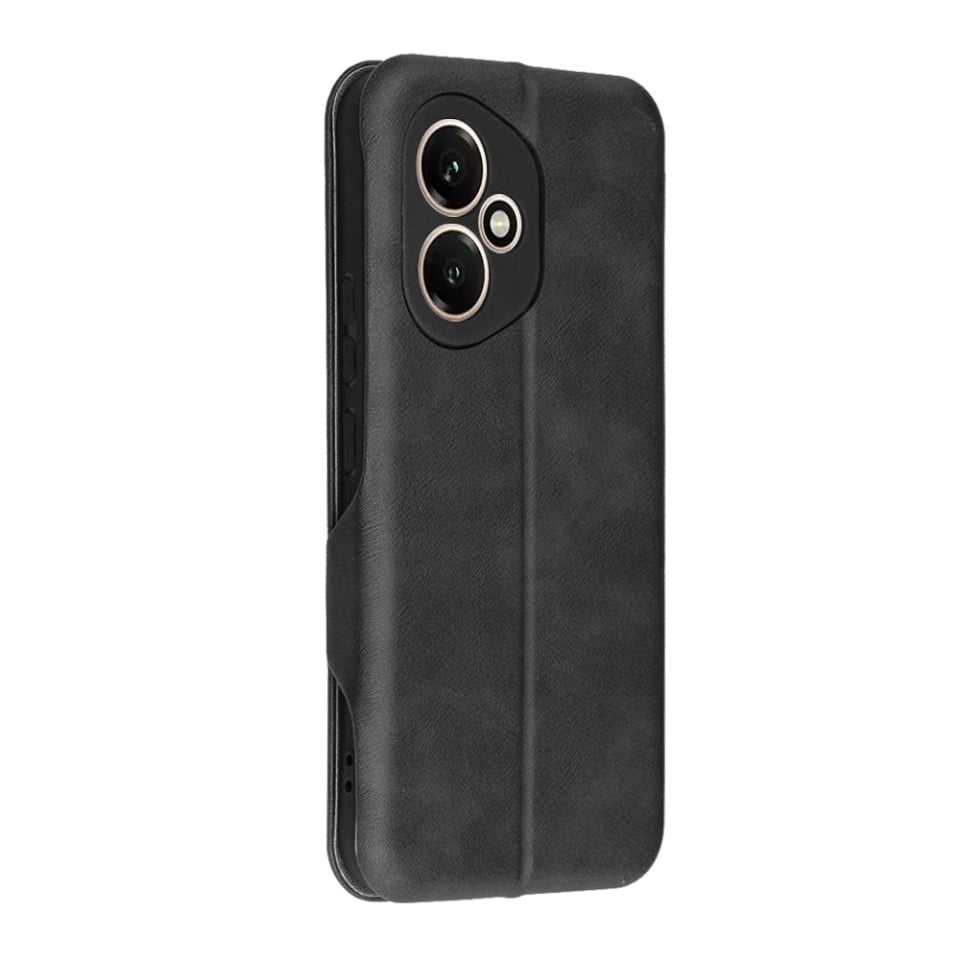Husa pentru Honor 400, SKYDDAR INNOVATION, Safe Wallet tip carte din Piele Ecologica, Suport Carduri, Inchidere Magnetica, set cu sticker, Negru