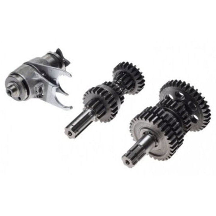 Grup pinioane cutie de viteze ATV 110cc (3+1) selector inclus