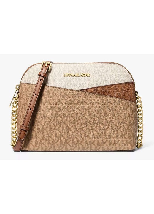 Geanta crossbody, Michael Kors, Jet Set Medium Dome, hněda, 22 x 17 x 9 cm