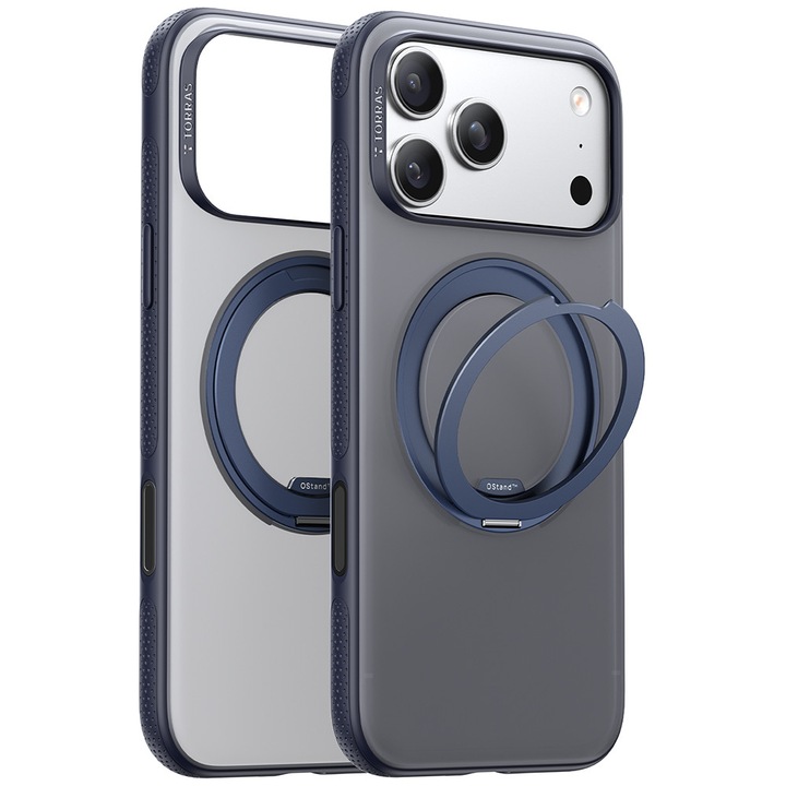 Husa pentru iPhone 17 Pro - Torras Ostand R Fitness Series - Navy Blue