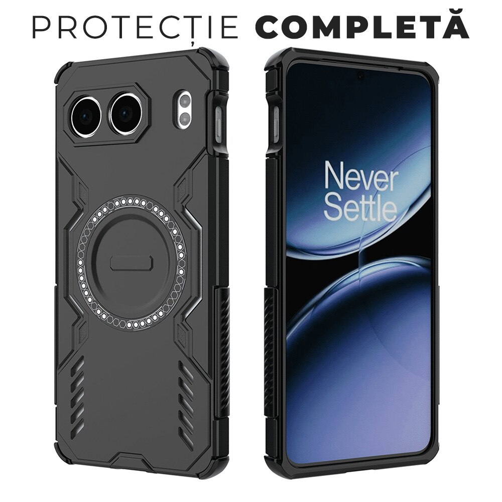 Husa pentru OnePlus Nord 4 ArmorMag, Magsafe, Antisoc, Calitate Premium, Protectie Superioara, DaDen, Negru