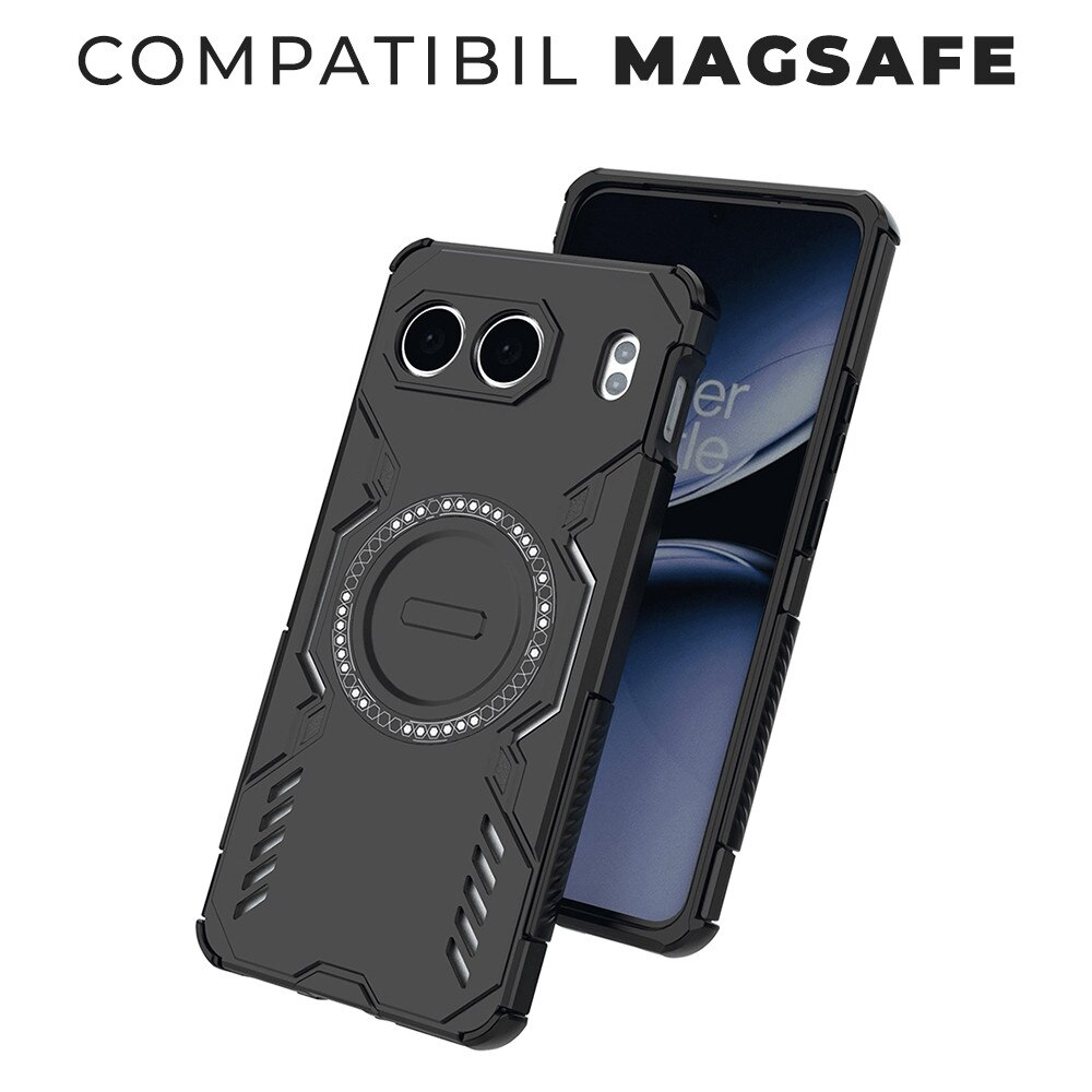 Husa pentru OnePlus Nord 4 ArmorMag, Magsafe, Antisoc, Calitate Premium, Protectie Superioara, DaDen, Negru