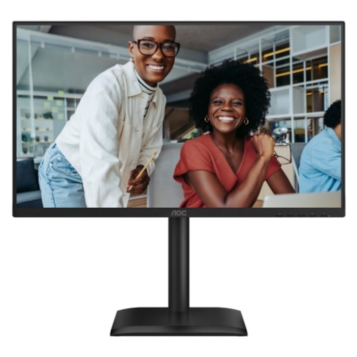 AOC 23,8" 24E4CV IPS LED monitor, Full HD 1920 x 1080, HDMI, DisplayPort, Pivot, 120 Hz, 4 ms, fekete