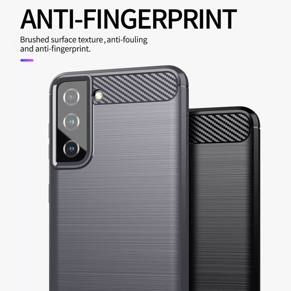 Husă pentru Samsung Galaxy S20 FE, SKYDDAR INNOVATION, silicon carbon, set cu sticker, albastru