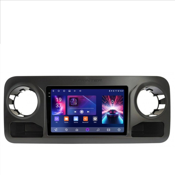 Navigatie MERCEDES SPRINTER 2018 - 2024, 4GB RAM, Octacore, Slot Sim 4G, DSP, GPS, Wi-FI, Carplay, Android Auto, USB, Bluetooth, Waze, Touchscreen, 9 inch - NAVIGPS