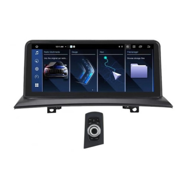 Navigps Navigációs eszköz, BMW X3 E83 (2003 - 2010) Android 14, 6 GB RAM + 64 GB ROM, Internet, 4G, Alkalmazások, Waze, Wi-Fi, USB, Bluetooth, Mirrorlink