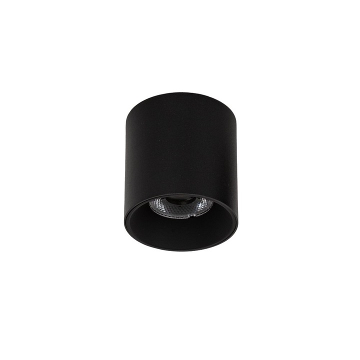 LED Spot lámpa, 10W, Italux ALTISMA, fekete, 7.5cm, 4000K, IP20