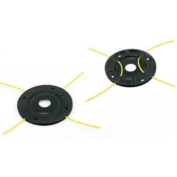 Черна метална макара с конец