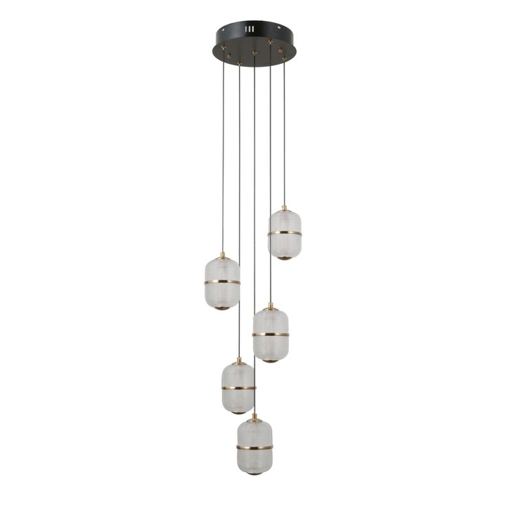 LED висяща лампа, 28W ALANI, черна, Italux