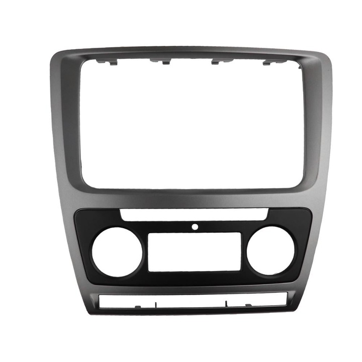 2DIN адаптерна рамка за Skoda Octavia 2 Facelift (автоматичен климатик)