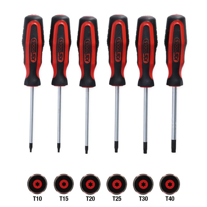 Set de 6 surubelnite Torx, model ERGOTORQUEplus