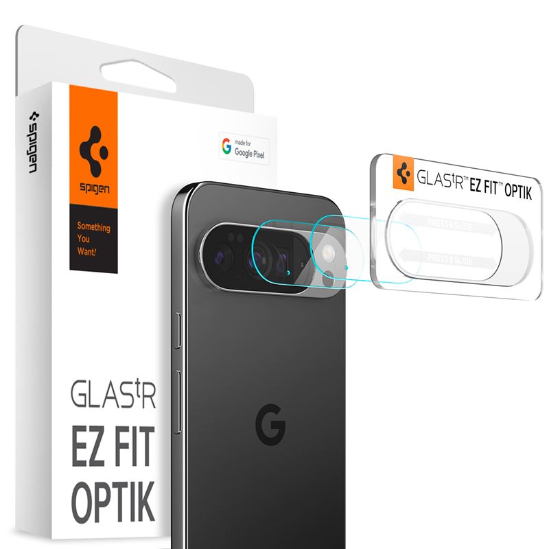 Set 2 folii sticla Spigen Glass tR EZ Fit Optik Pro, Sistem Montare, compatibila cu Google Pixel 10 Pro XL, Transparent