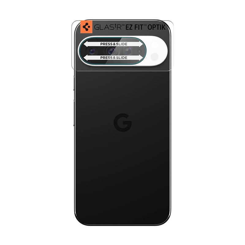 Set 2 folii sticla Spigen Glass tR EZ Fit Optik Pro, Sistem Montare, compatibila cu Google Pixel 10 Pro XL, Transparent