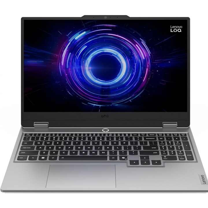 Лаптоп Lenovo LOQ, 15.6" Full HD, Intel® Core™ i5 13450HX до 4.6 GHz, 16 GB RAM DDR5 4800, 512 GB SSD, NVIDIA® GeForce® RTX 5060 8 GB, Free Dos, Luna Grey 512 GB