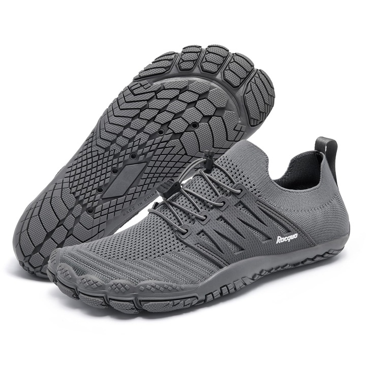 Barefoot Racqua vízicipő, rövid, csúszásgátló, szürke, 41