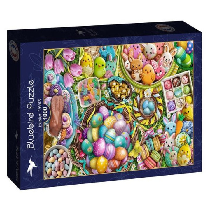 Пъзел Bluebird от 1000 части - Великденски лакомства (90965)