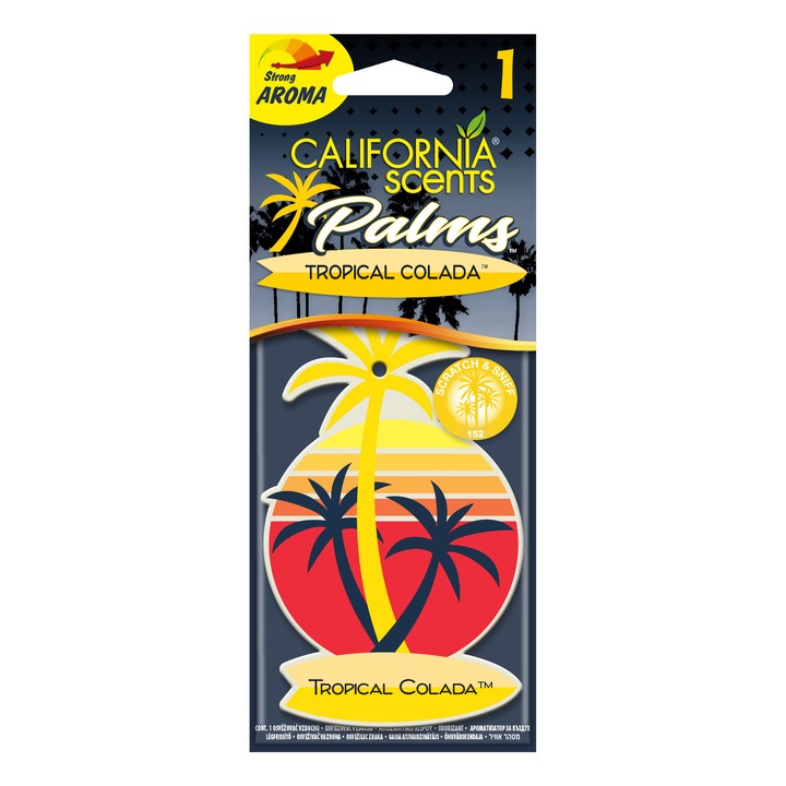 Odorizant auto California Scents Colada Tropicala