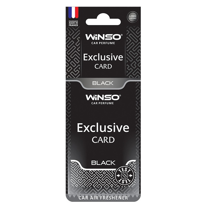Odorizant auto Winso Exclusive Card Black - Air Fresher