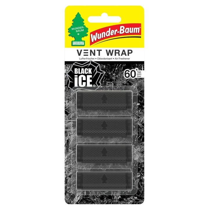 WUNDER-BAUM Vent Ice Black autóillatosító