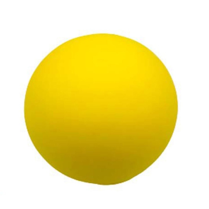 Stresszlabda, 60mm, sárga, szakadásálló, nem mérgező