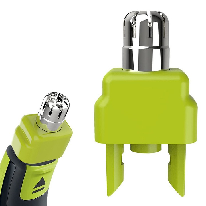 Резервни ножчета за Philips OneBlade, комплект от 2, за нос и уши, водоустойчиви