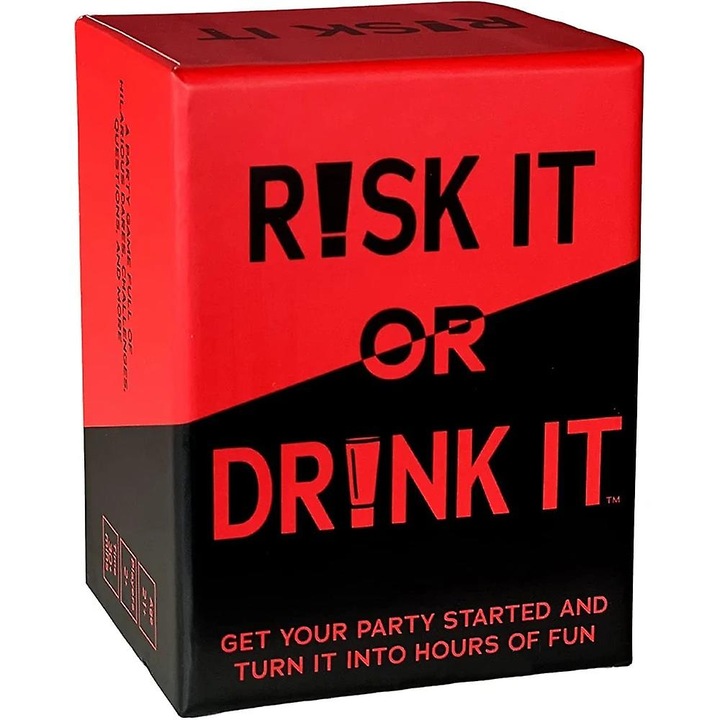 Jocuri de societate, Risk It Or Drink It, jocuri de petrecere, provocari amuzante, pentru adulti