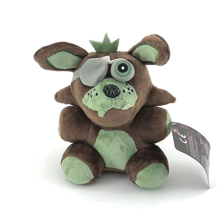 Set de plusuri adorabile, ursulet de noapte 18cm, vulpe rosie, iepure mov