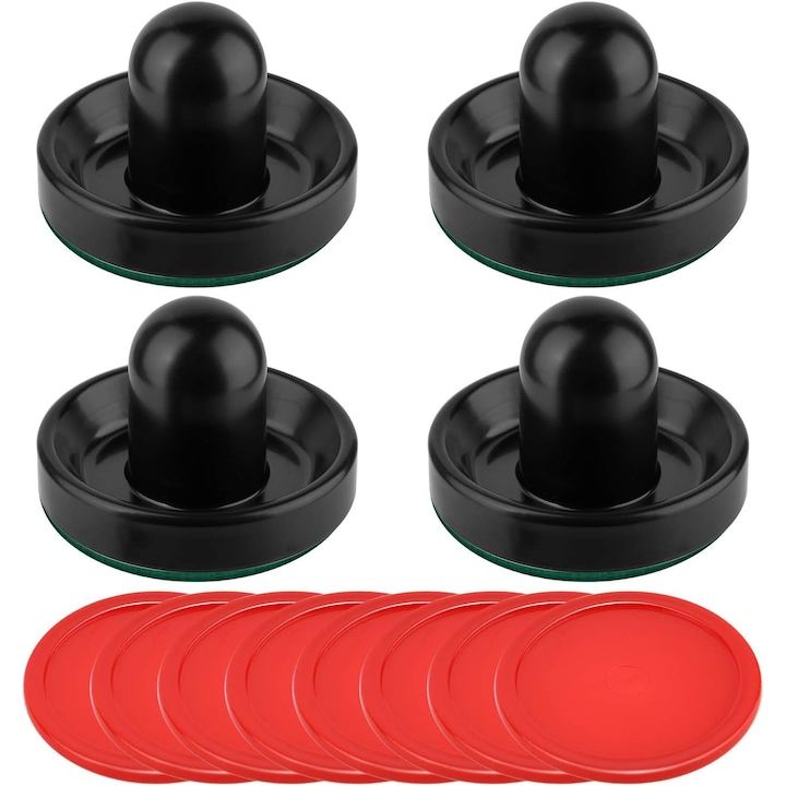 Set 2 suporturi pentru mingi, plastic, negru, 7.50x5.00x5.00cm