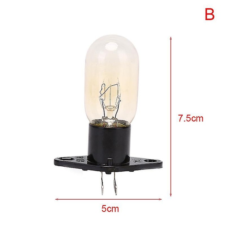 Lampa cuptor cu microunde, 230V, 20W, neagra si transparenta, 1 buc.