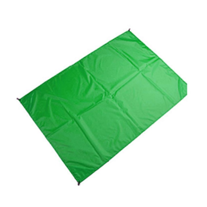 Къмпинг постелка, водоустойчива, издръжлива, 140x150см, зелен
