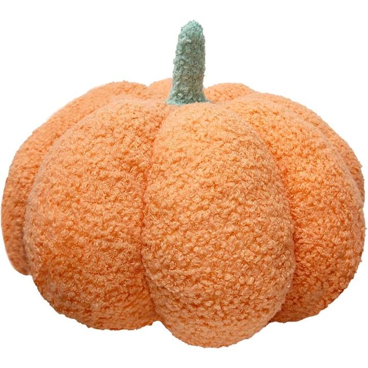 Perna decorativa in forma de dovleac, de plus