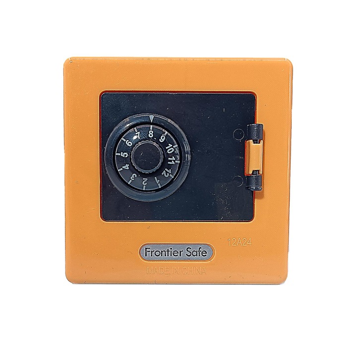 Seif pentru copii, plastic, galben