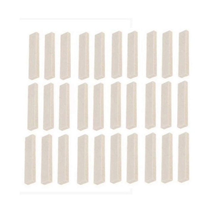 Set 30 bucati placute de frana pentru bicicleta de exercitii, fibra chimica de lana, rezistenta mare, durabilitate excelenta,30x120x10mm