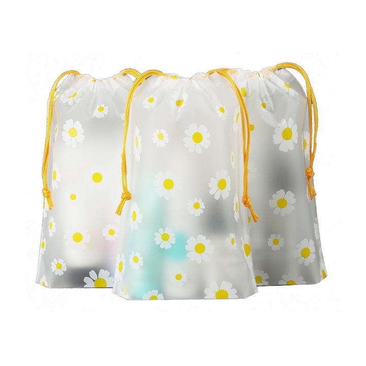 Set 10 pungi de depozitare pentru incaltaminte, reutilizabile, transparente, pentru calatorii, dimensiuni variate