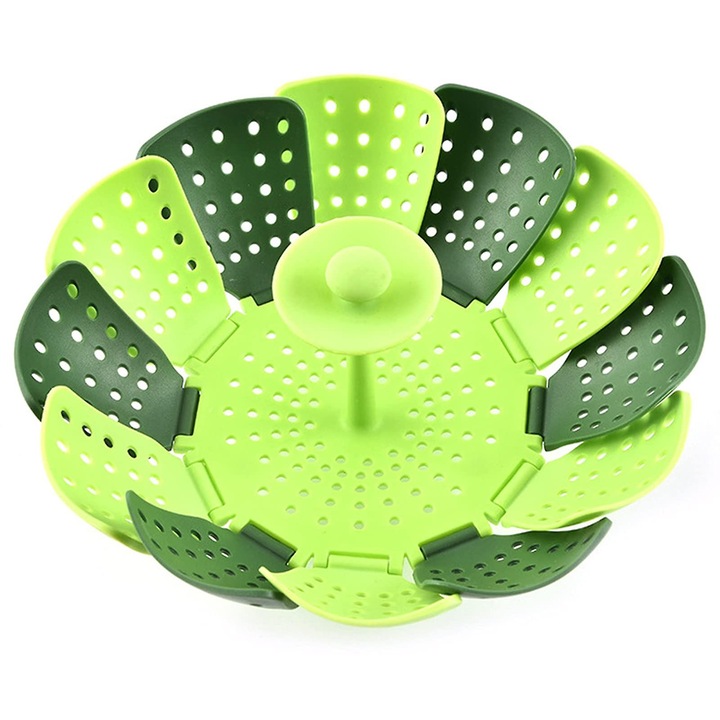 Sita pliabila pentru gatit la abur, design sigur, material Poliproilena, 30x30cm