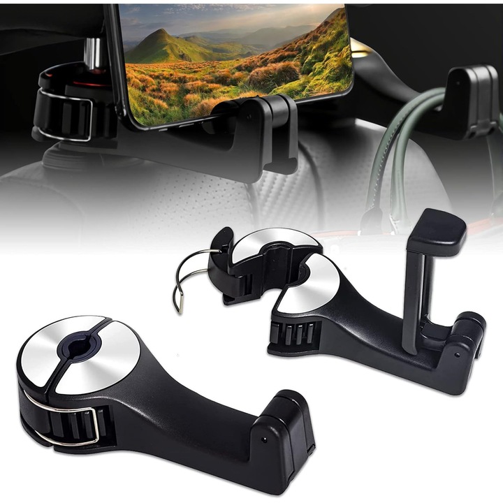 Аксесоар за кола Youkly кука за теглене сребриста