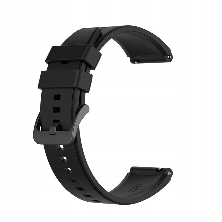 Curea pentru Smartwatch Samsung Galaxy Watch 3 41MM, Bratara pentru toate incheieturile, prindere sigura, Silicone Buckle Negru