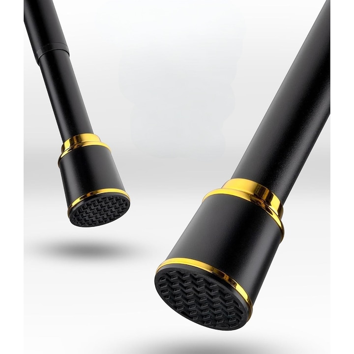 Bara telescopica pentru perdea MEISENBERG fara gaurire 87-120 cm O32 mm Negru