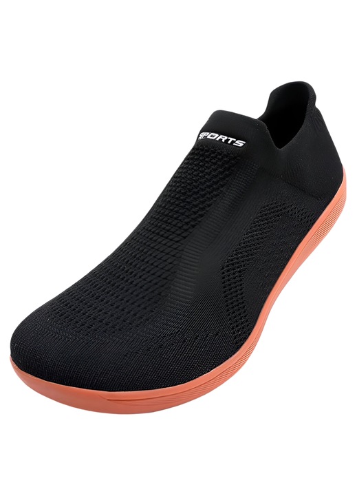 Uniszex sportcipő, Littleplum, fekete, hálós anyag, 38 EU