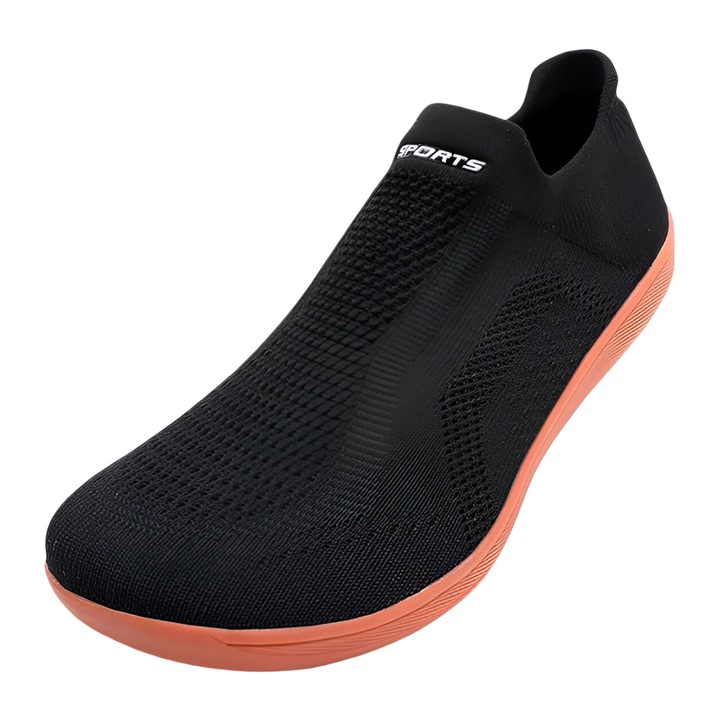 Pantofi sport unisex, Littleplum, Negru, Plasa, 38 EU