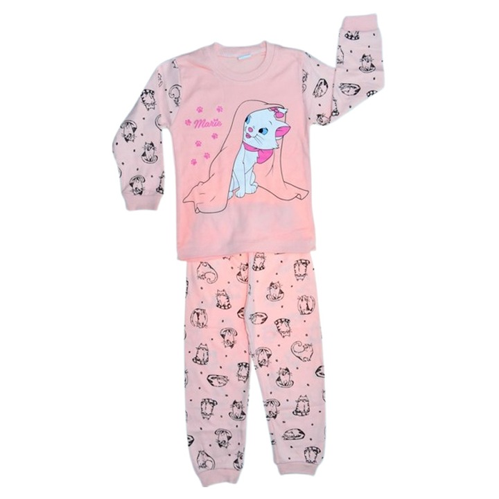 Kétrészes pizsama lányoknak, Mini Junior 4026C, Korall 122548