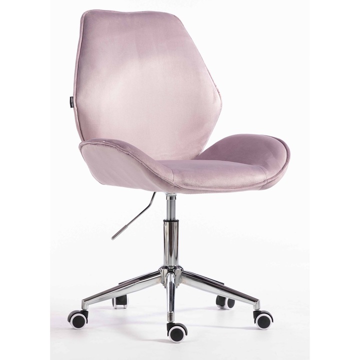 Scaun de birou, Votana, HR350K, Catifea, Baza Cromata, Mov