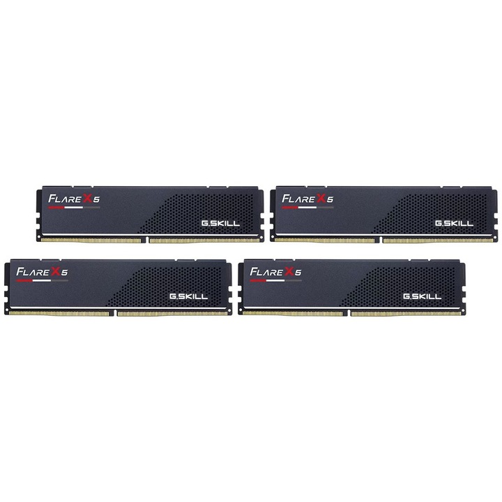 G.SKILL 256GB DDR5 6000MHz Kit(4x64GB) Flare X5 Black, 292365, Memória
