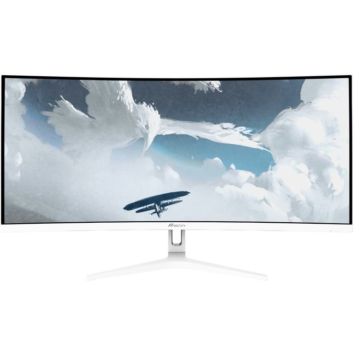 Monitor LED Curbat Arozzi Nova 34", 3440x1440, 165Hz, Alb