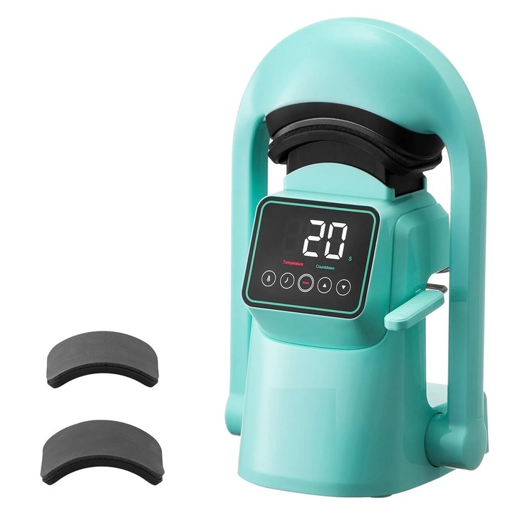 Термопреса за шапки/капачки, 350 W, 40-205 ℃, 2 плочи, синя