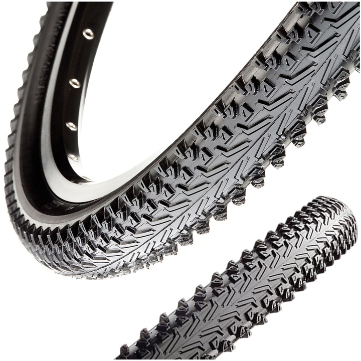 Anvelopa bicicleta CST Control Plus 26x1.95, neagra, dimensiune 53-559, set de 2 bucati
