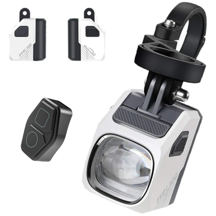 MAGICSHINE EVO 1100 kerékpárlámpa, 1100 lumen, kormányra rögzíthető, IPX6 vízállóság, USB-C